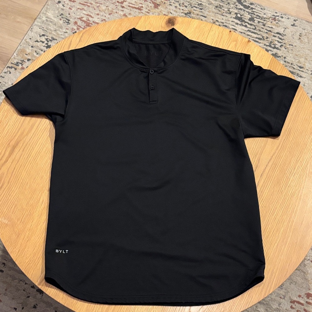 BYLT Basics Jet Black Polo Shirt